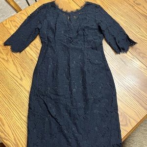 Merokeety black lace dress size large 12